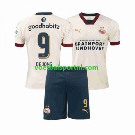 PSV Eindhoven Luuk de Jong 9 Kind Uit Tenue 2023-24